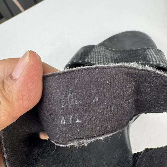 Munro Black Heeled Sandals Rhinestone‎ Size 10N Narrow - Picture 8 of 9